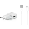 Samsung EP-TA200EWE kelioninis įkroviklis | 15 W | USB-C | su USB-C į USB-C kabeliu | balta (OEM)