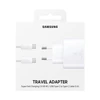 Samsung TA845XWE Travel Greitas įkroviklis Type-C į Type-C, 45 W, 1m (Baltas)