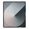 Dėklas Samsung Galaxy Fold6 stovimas dangtelis su pilku dirželiu