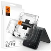 „Spigen Glass tR EZ Fit“ skaidrus dėklas, 2 vnt. pakuotėje – „Samsung Galaxy Z Flip5“.