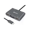 Sandberg USB-C dokas 2xHDMI+1xVGA+USB+PD