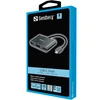 Sandberg USB-C dokas 2xHDMI+1xVGA+USB+PD