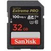 SanDisk Extreme PRO 32 GB SDHC atminties kortelė + 2 metai RescuePRO Deluxe iki 100 MB/s ir 90 MB/s skaitymo / rašymo greitis, UHS-I, 10 klasė, U3, V30