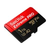Atminties kortelė SanDisk Extreme PRO Micro SDXC 1TB + SD adapteris + 2 metai RescuePRO Deluxe iki 200 MB/s ir 140 MB/s Skaitymo / rašymo greitis A2 C10 V30 UHS-I U3