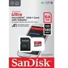 SanDisk memory card Ultra Android Micro SDXC 64GB 140MB/s A1 Cl.10 UHS-I + adapter