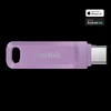 „SanDisk Ultra Dual Drive Go USB Type-C“, levandų spalvos, pasaulinis, EAN: 619659204334