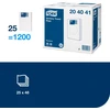 Tork 204041, Baltas, 25 pc(s), 127 mm, 87 mm, 15 mm, 34.5 g