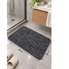 Sauber Vannas istabas paklājs 50x80cm tumši pelēks