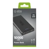 SBS 10,000 mAh power bank su 20W Power Delivery technology juodos spalvos
