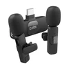 Mikrofony krawatowe SBS su odbiornikiem USB-C 2vnt.. - juoda
