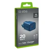 SBS TETRGAN1C20B 20W GaN laidinis įkroviklis su Power Delivery – Mėlyna