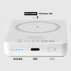 SBS 5000 mAh belaidis magnetic Power Bank baltos spalvos