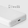 SBS 5000 mAh belaidis magnetic Power Bank baltos spalvos