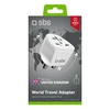 SBS UK kelioninis adapteris – universalus – baltas