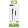 SBS TECABLETCC3M USB-C – USB-C 3m kabelis – juodos spalvos
