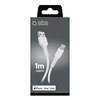 SBS TECABLEUSBIP589W USB-A – Lightning kabelis – baltos spalvos
