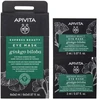 Apivita Dark Circles And Eye-Puffiness Mask With Ginkgo Biloba veido kaukė 2x2ml