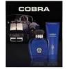 Set Carroll Shelby: Mėlyna Cobra Eau De Toilette For Men, 100 ml + Mėlyna Cobra Dušo želė & Šampūnas 2-In-1, 150 ml