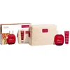 Set Clarins: Eau Dynamisante Eau De Toilette For Women, 100 ml + Eau Dynamisante Energizing Dušo želė For All Skin Types, 30 ml + Clarins GWP Textile Pouch Ivory