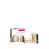Clarins Veido priežiūros rinkinys brandžiai odai | komplekte: stangrinamasis kremas dekoltė sričiai, 15 ml + stangrinamasis dieninis kremas, 50 ml + Wonder Volume XXL blakstienų tušas, 3 ml