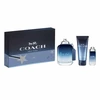 Set Coach: Mėlyna Eau De Toilette For Men, 100 ml + Mėlyna Eau De Toilette For Men, 15 ml + Mėlyna Dušo želė Beard &amp; Hair, 100 ml