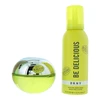 Set Dkny: Be Delicious Eau De Parfum For Women, 100 ml + Be Delicious Cleansing Shower Mousse, 150 ml