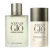 Set Giorgio Armani: Acqua di Gio Eau De Toilette For Men, 100 ml + Acqua di Gio Anti-Perspirant Dezodorantas Stick For Men, 75 g