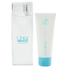 Set Kenzo: L'Eau Eau De Toilette For Women, 100 ml + L'Eau Hydrating Losjonas kūnui, 100 ml