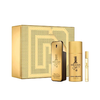 Set Paco Rabanne: 1 Million Eau De Toilette For Men, 100 ml + 1 Million Eau De Toilette For Men, 10 ml + 1 Million Dušo želė For All Skin Types, 100 ml