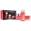 Rinkinys „Rodial“: „Dragon's Blood“ intensyviai drėkinamasis kremas veidui, 50 ml + „Dragon's Blood“ skulptūrinis gelis veidui, 50 ml + „Dragon's Blood“ valomasis micelinis vanduo visiems odos tipams, 100 ml