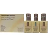 Set Trio Clinique Dramatically Different Face Care Paraben-Free Moisturizing Day & Night Gel For Face, 3 vnt., 125 ml