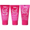 Set Umberto Giannini: Curl Jelly Hair Styling Gel Curl Definition & Frizz Control Medium Hold, 50 ml + Curl Jelly Hair Šampūnas Curl Defining, 50 ml + Curl Jelly Hair Conditioner Curl Defining, 50 ml