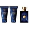 Versace Dylan Mėlyna Pour Homme Giftset rinkinys vyrams (EDT, 50 ml + dušo želė, 50 ml + balzamas po skutimosi, 50 ml)