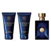 Versace Dylan Mėlyna Pour Homme Giftset rinkinys vyrams (EDT, 50 ml + dušo želė, 50 ml + balzamas po skutimosi, 50 ml)