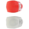 Telforceone Setty bike lamps silicone set front baltas + rear red LR-01