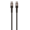 Telforceone Setty cable USB-C - USB-C 100W 1,0 m KSL-02 juodas JO