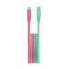 Telforceone Setty cable USB-C - USB-C 1,5 m 3A KGC-C-1.5320 turquoise-pink gradient