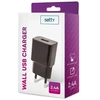 Telforceone Setty pakrovėjas 1x USB 2,4A juodas
