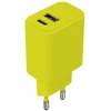 Telforceone Setty įkroviklis USB + USB-C 20W LSIM-AC-2011 lime