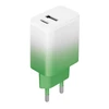 Telforceone Setty charger USB + USB-C 20W LSIG-AC-20 mint-baltas gradient