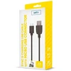 Kabelis USB Setty microUSB - microUSB 1 m Juodas (GSM100633)