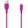 Telforceone Setty kabelis USB-microUSB 1,0 m 2A purpurinė