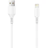 TelForceone "Setty" kabelis USB - "Lightning" 1,0 m 2A baltas NAUJIENA