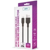 Telforceone Setty kabelis USB - microUSB 1,0 m 2A juodas NAUJIENA