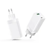 Telforceone Setty GAN sieninis įkroviklis PD+QC USB + USB-C 65W LSI-02 baltas JO