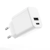 Maxlife "Setty" įkroviklis 1x USB + USB-C 3A 20W baltos spalvos