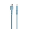 TelForceone Setty kabelis USB - Lightning 1,5 m 2,1A KSA-L-1.523 mėlynas