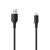 TelForceone Setty kabelis USB - microUSB 1,0 m 1A juodas NAUJIENA
