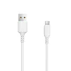 TelForceone Setty kabelis USB - microUSB 1,0 m 2A baltas NAUJIENA