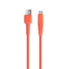 TelForceone Setty kabelis USB - USB-C 1,5 m 2,1A KSA-C-1.5210 oranžinis